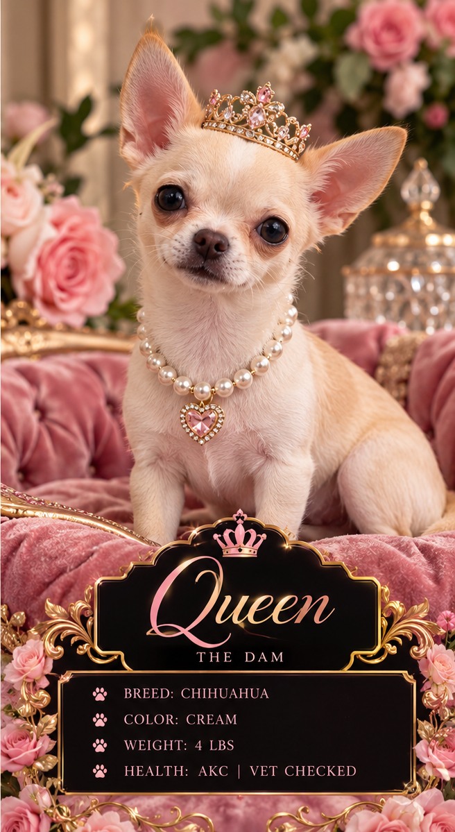 Royal-style portrait of Queen, the dam