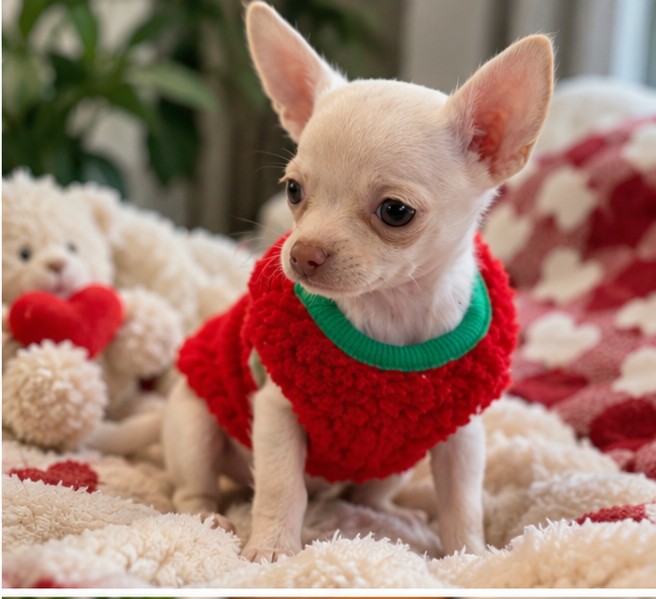 Royal, cream Chihuahua puppy